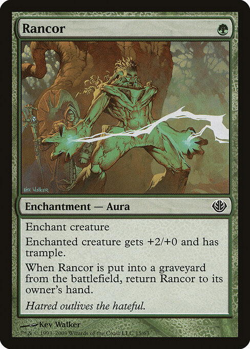 Rancor (15) - Duel Decks: Garruk vs. Liliana - Game On