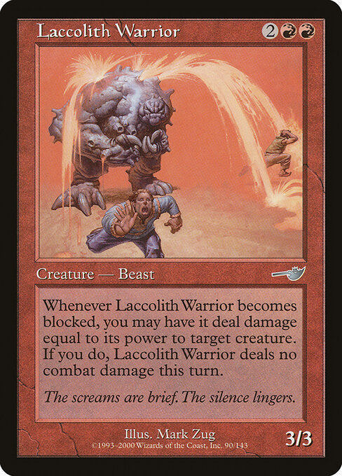 Laccolith Warrior (90) (Foil) - Nemesis - Game On