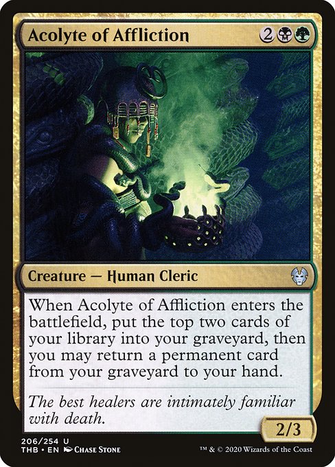 Acolyte of Affliction (206) (Foil) - Theros Beyond Death - Game On