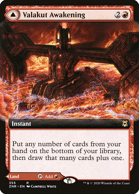 Valakut Awakening // Valakut Stoneforge (355) - EXTENDED ART - Zendikar Rising - Game On
