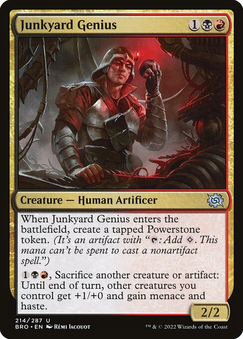 Junkyard Genius (214) (Foil) - The Brothers' War - Game On