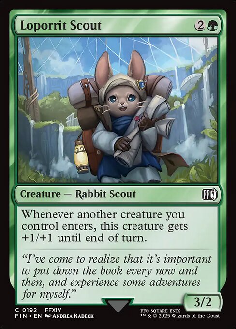 Loporrit Scout (192) (Foil) - Final Fantasy - Game On