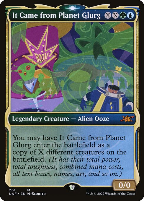 It Came from Planet Glurg (261) - SHOWCASE (Foil) - Unfinity - Game On