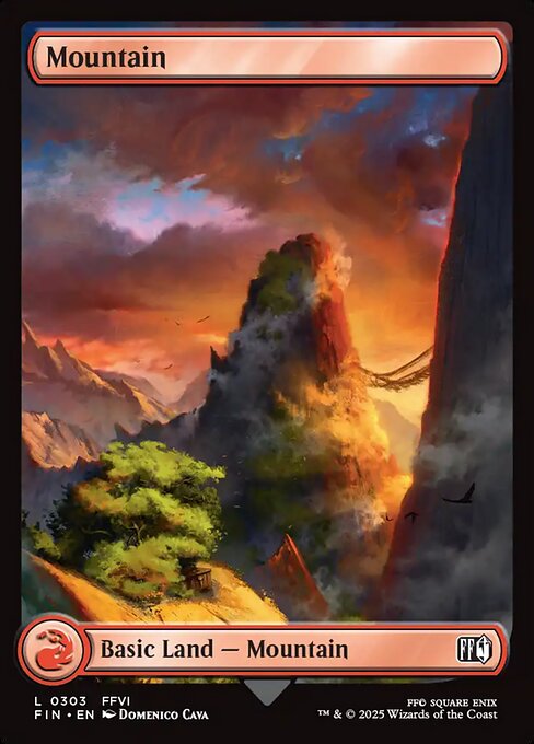 Mountain (303) - FULL ART - Final Fantasy - Game On