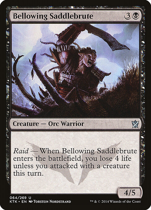 Bellowing Saddlebrute (64) (Foil) - Khans of Tarkir - Game On