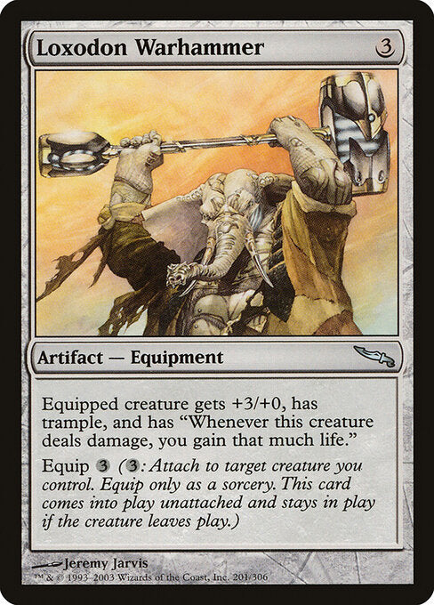 Loxodon Warhammer (201) (Foil) - Mirrodin - Game On