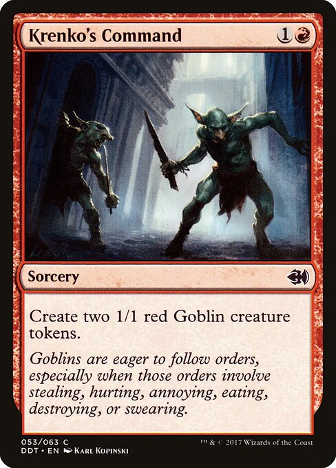 Krenko's Command (53) - Duel Decks: Merfolk vs. Goblins - Game On