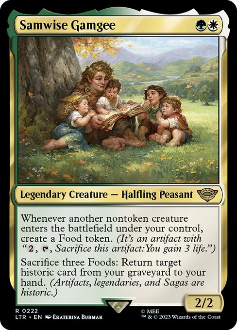 Samwise Gamgee (222) (Foil) - The Lord of the Rings: Tales of Middle-earth - Game On