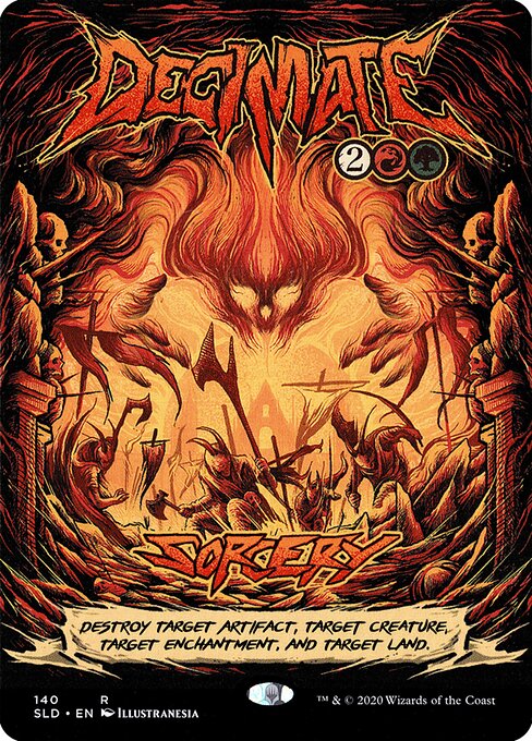 Decimate (140) - BORDERLESS - FULL ART - Secret Lair Drop - Game On
