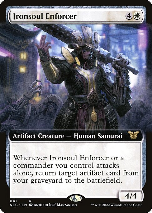 Ironsoul Enforcer (41) - EXTENDED ART - Neon Dynasty Commander - Game On