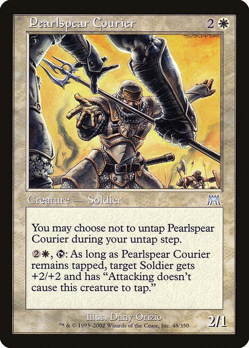 Pearlspear Courier (48) (Foil) - Onslaught - Game On