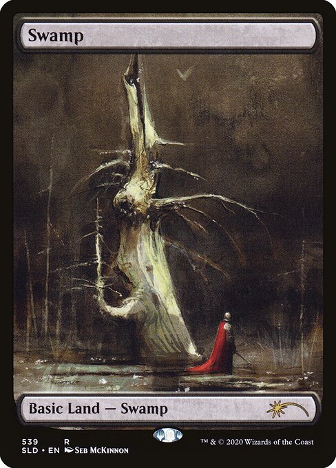 Swamp (539) - FULL ART (Foil) - Secret Lair Drop - Game On