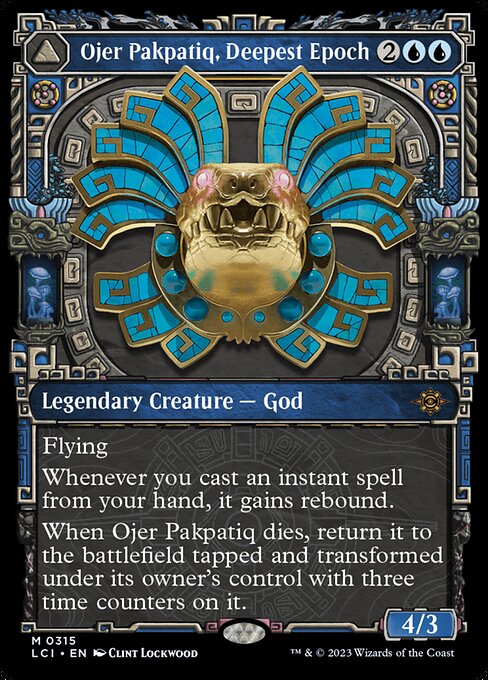 Ojer Pakpatiq, Deepest Epoch // Temple of Cyclical Time (315) - SHOWCASE (Foil) - The Lost Caverns of Ixalan - Game On