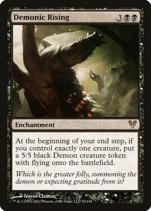 Demonic Rising (94) (Foil) - Avacyn Restored - Game On