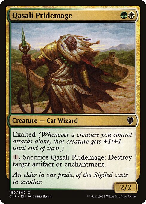 Qasali Pridemage (189) - Commander 2017 - Game On
