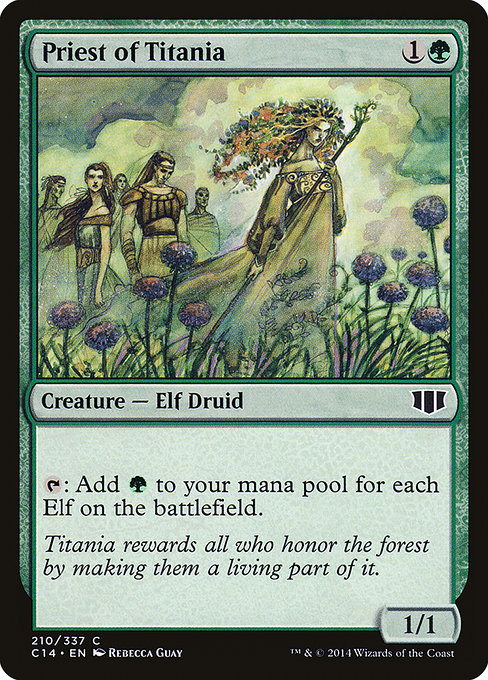 Priest of Titania (210) - Commander 2014 - Game On