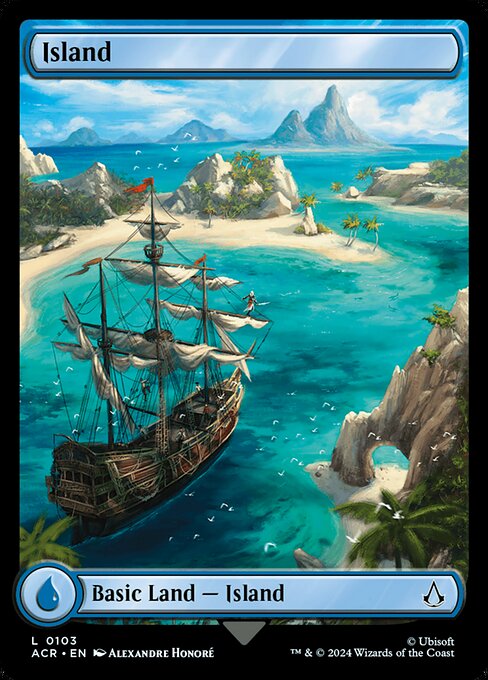 Island (103) - FULL ART (Foil) - Assassin's Creed - Game On