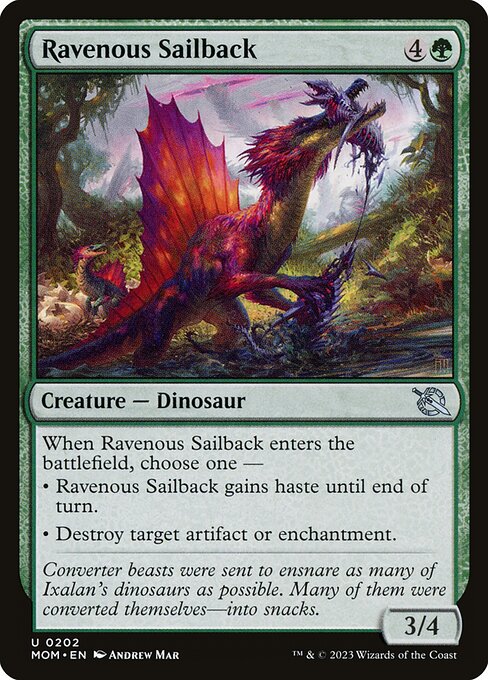 Ravenous Sailback (202) (Foil) - March of the Machine - Game On