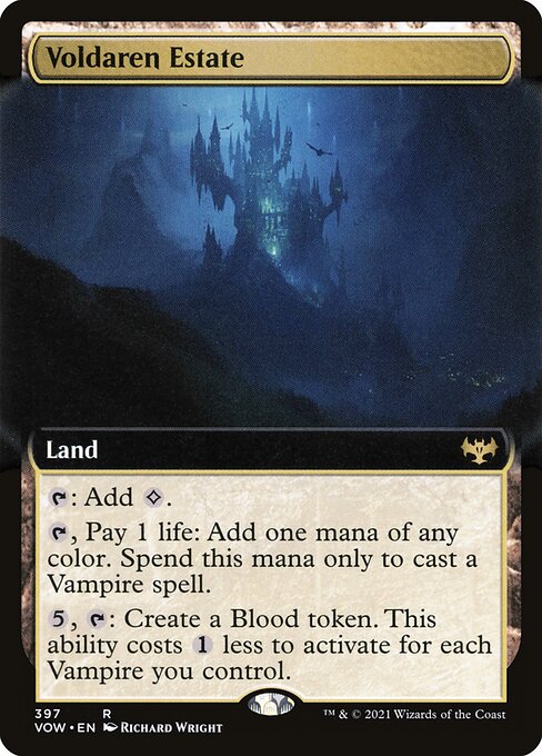 Voldaren Estate (397) - EXTENDED ART (Foil) - Innistrad: Crimson Vow - Game On