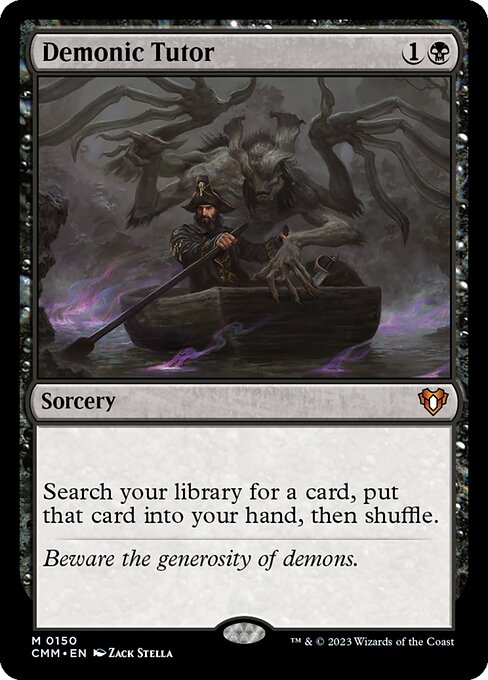 Demonic Tutor (150) - Commander Masters - Game On