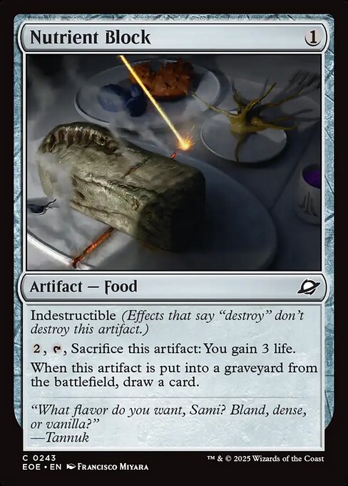 Nutrient Block (243) (Foil) - Edge of Eternities - Game On
