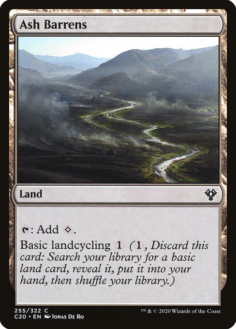 Ash Barrens (255) - Commander 2020 - Game On