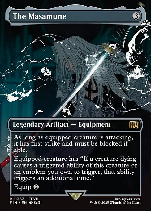 The Masamune (353) - BORDERLESS - FULL ART - Final Fantasy - Game On