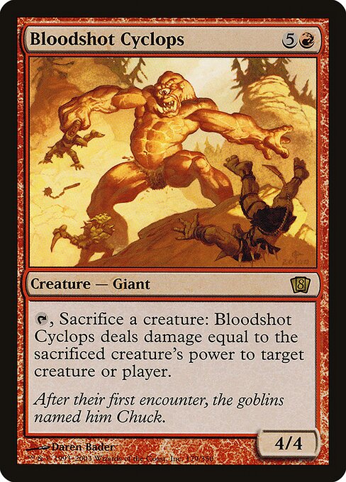 Bloodshot Cyclops (179★) - Eighth Edition - Game On