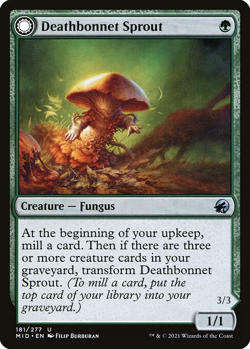 Deathbonnet Sprout // Deathbonnet Hulk (181) - Innistrad: Midnight Hunt - Game On