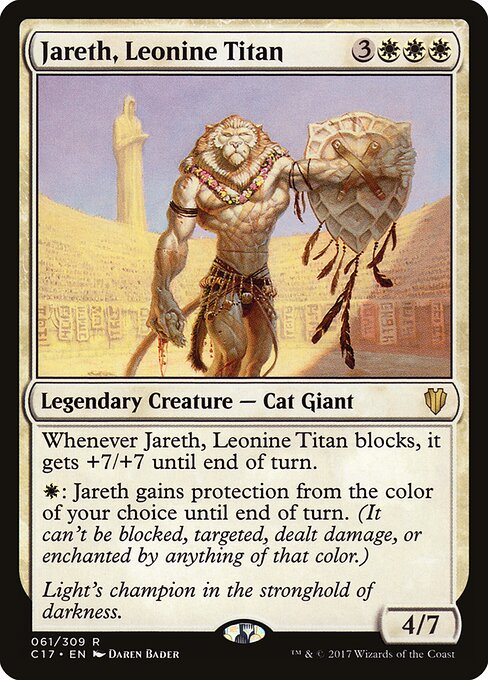 Jareth, Leonine Titan (61) - Commander 2017 - Game On