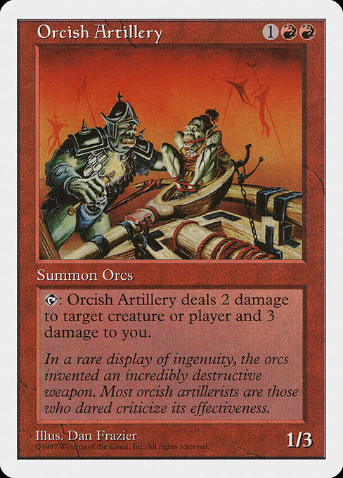Orcish Artillery (253) - Fifth Edition - Game On