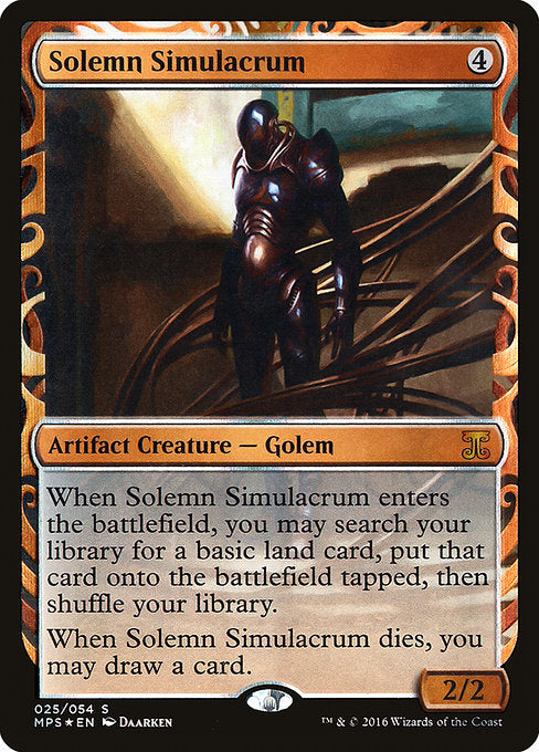 Solemn Simulacrum (25) (Foil) - Kaladesh Inventions - Game On