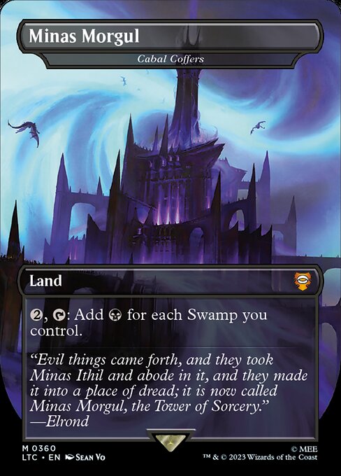 Cabal Coffers (360) - BORDERLESS - FULL ART (Foil) - Tales of Middle-earth Commander - Game On