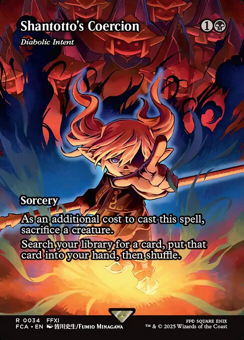 Diabolic Intent (34) - BORDERLESS - FULL ART - Final Fantasy: Through the Ages - Game On