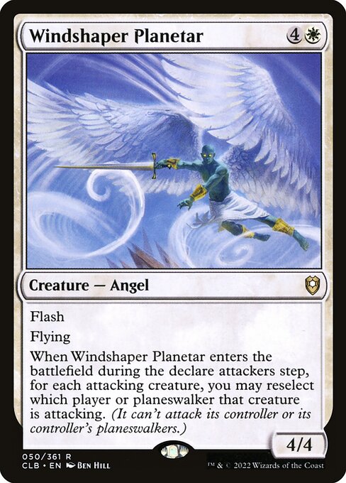 Windshaper Planetar (50) (Foil) - Commander Legends: Battle for Baldur's Gate - Game On