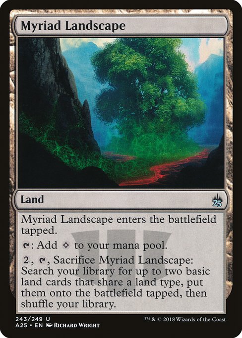 Myriad Landscape (243) (Foil) - Masters 25 - Game On