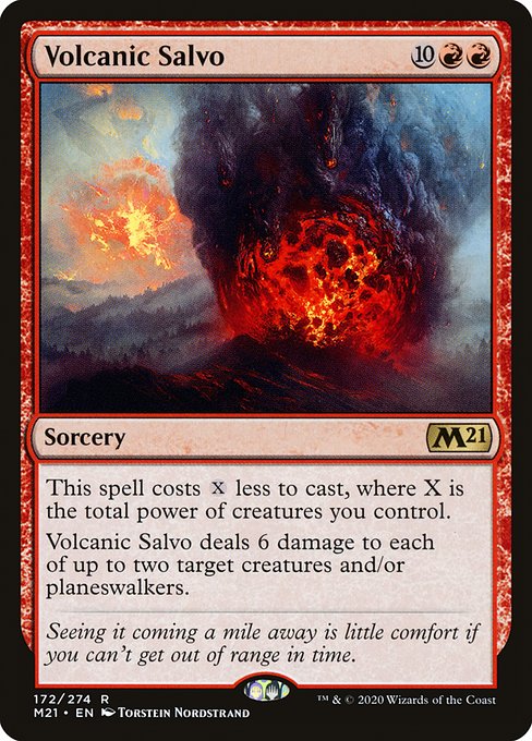 Volcanic Salvo (172) - Core Set 2021 - Game On