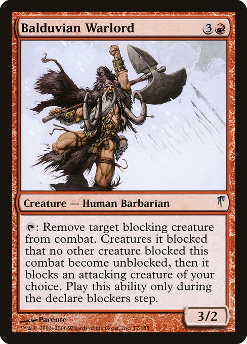 Balduvian Warlord (77) (Foil) - Coldsnap - Game On