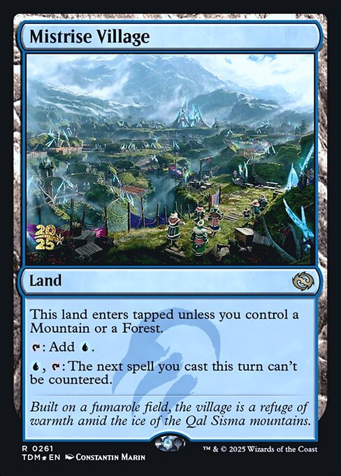 Mistrise Village (261s) (Foil) - Tarkir: Dragonstorm Promos - Game On