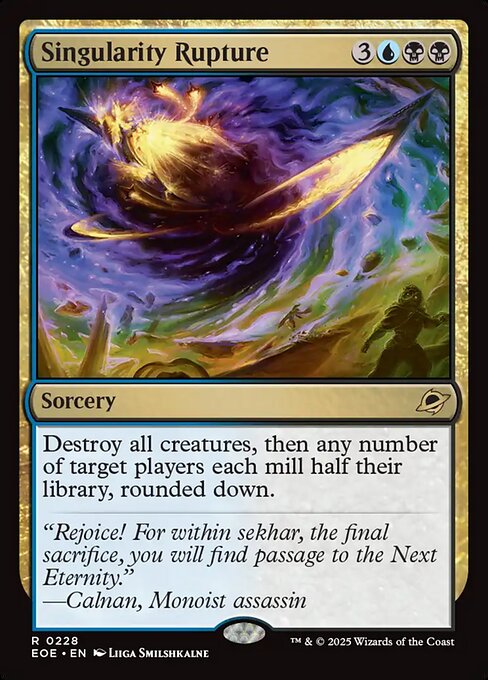 Singularity Rupture (228) (Foil) - Edge of Eternities - Game On