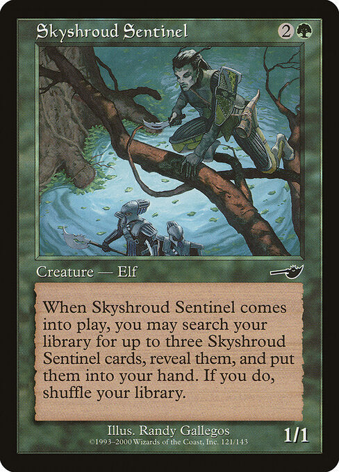 Skyshroud Sentinel (121) (Foil) - Nemesis - Game On