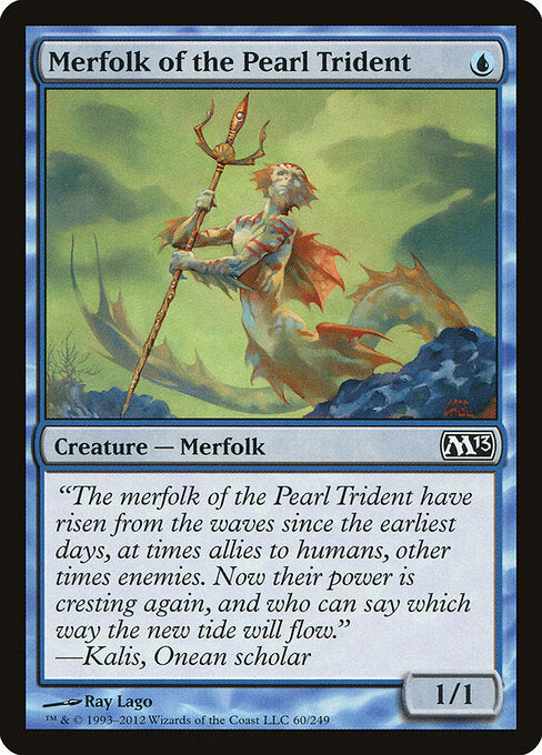 Merfolk of the Pearl Trident (60) (Foil) - Magic 2013 - Game On