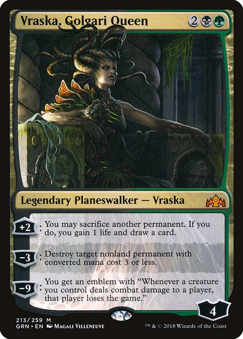 Vraska, Golgari Queen (213) - Guilds of Ravnica - Game On