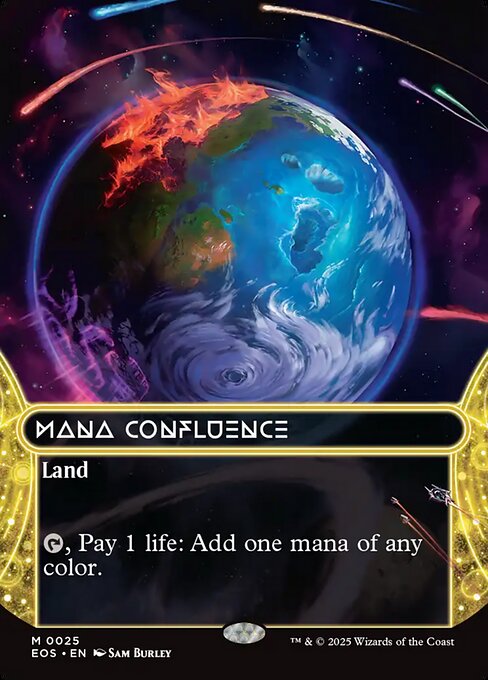 Mana Confluence (25) - BORDERLESS - FULL ART (Foil) - Edge of Eternities: Stellar Sights - Game On