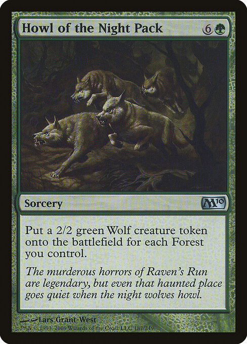 Howl of the Night Pack (187) (Foil) - Magic 2010 - Game On