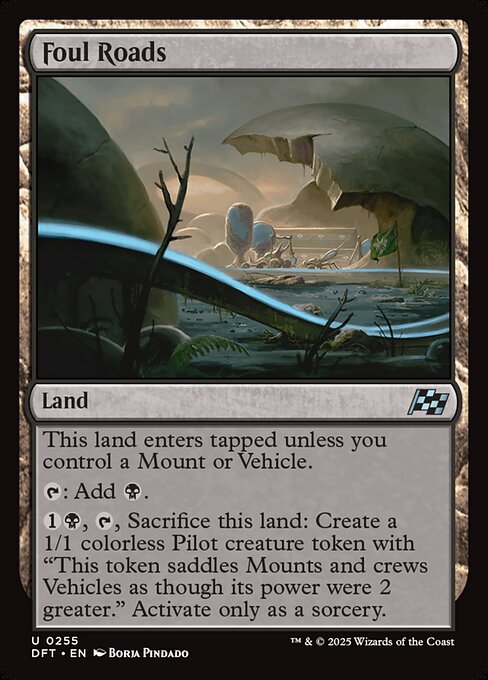 Foul Roads (255) (Foil) - Aetherdrift - Game On
