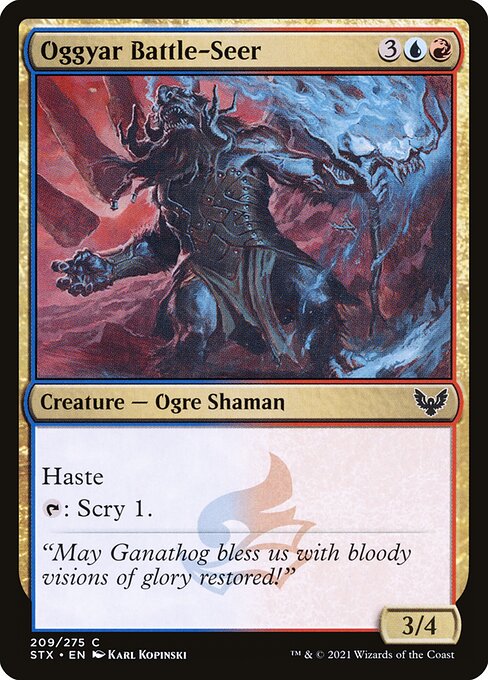 Oggyar Battle-Seer (209) (Foil) - Strixhaven: School of Mages - Game On
