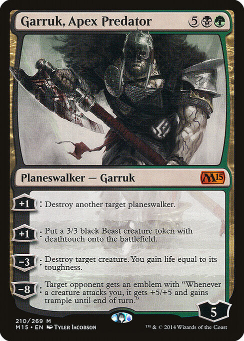 Garruk, Apex Predator (210) - Magic 2015 - Game On