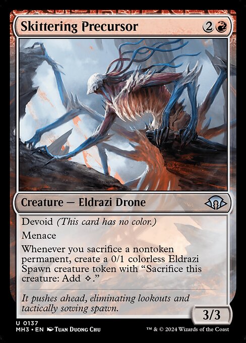 Skittering Precursor (137) (Foil) - Modern Horizons 3 - Game On