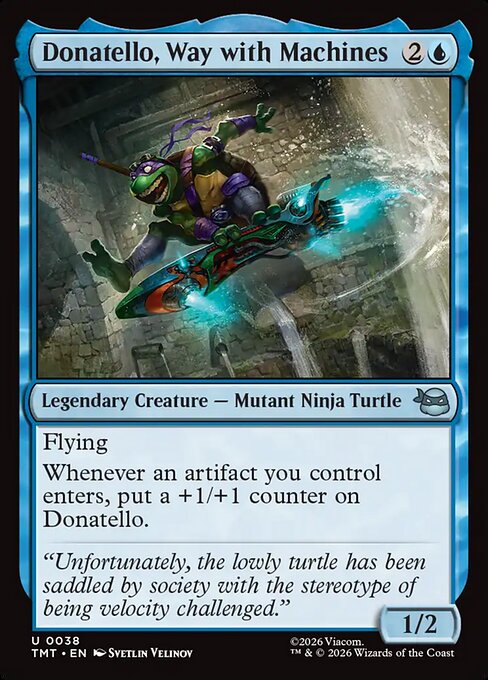 Donatello, Way with Machines (38) (Foil) - Teenage Mutant Ninja Turtles - Game On